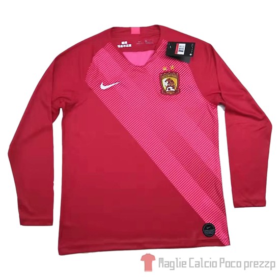 Maglia Guangzhou Evergrande Home Manica Lunga 2019 - Clicca l'immagine per chiudere